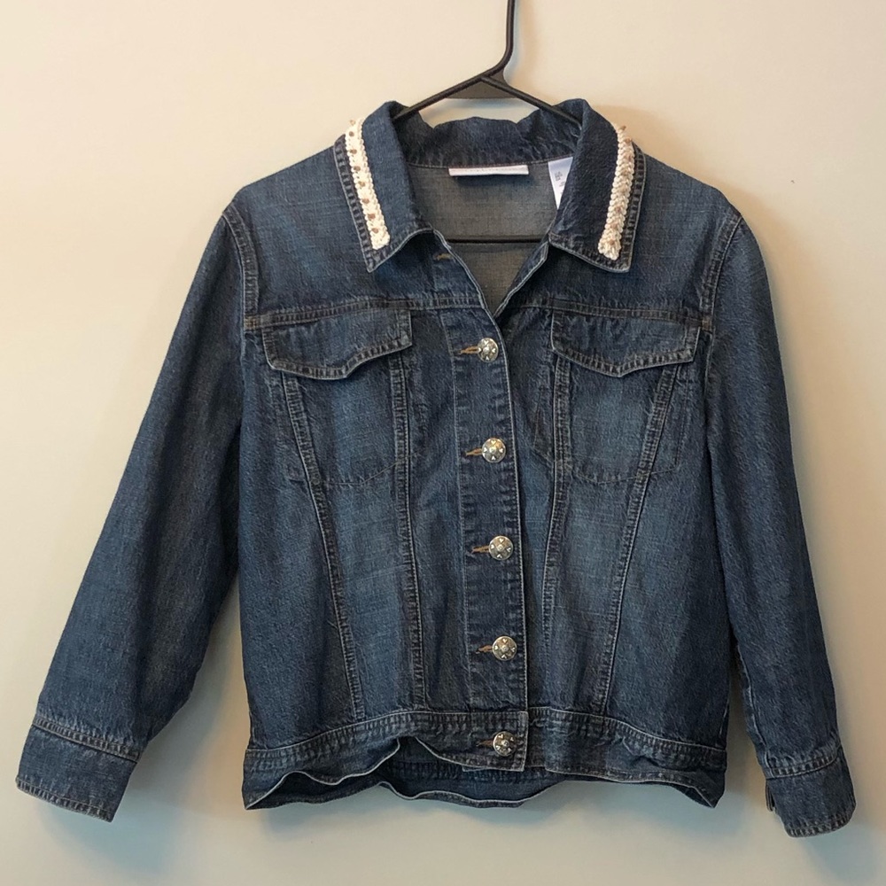 First Issue Liz Claiborne Denim Jean Jacket